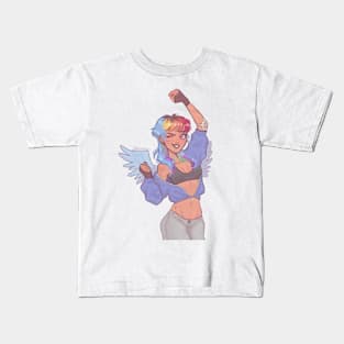 Rainbow Dash human version Kids T-Shirt